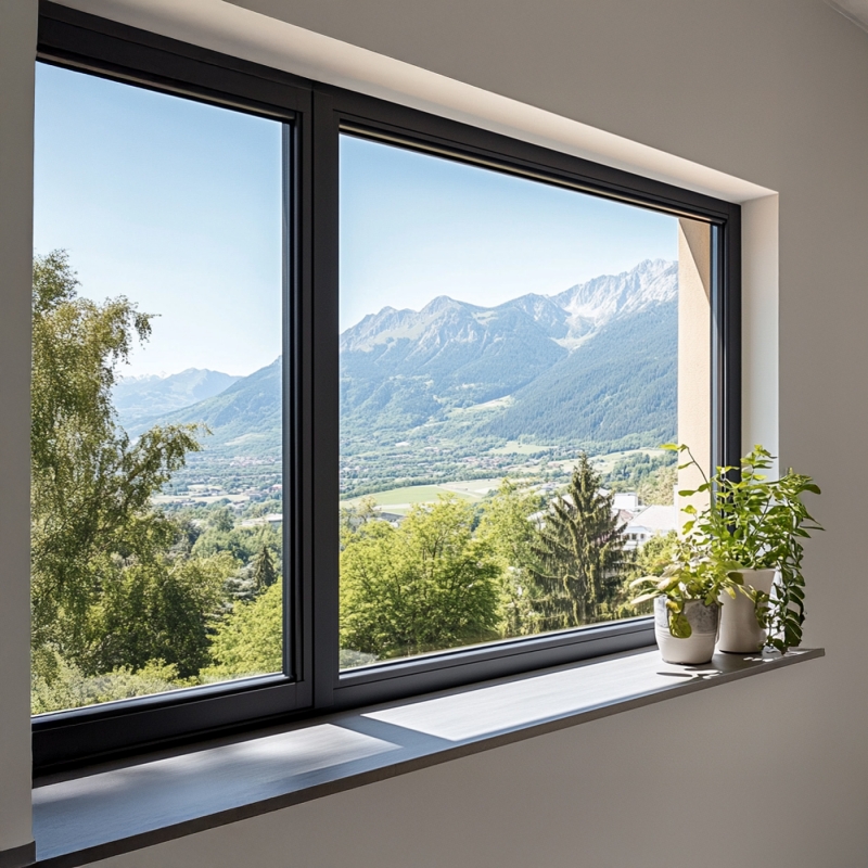 Fenetre moderne en aluminium